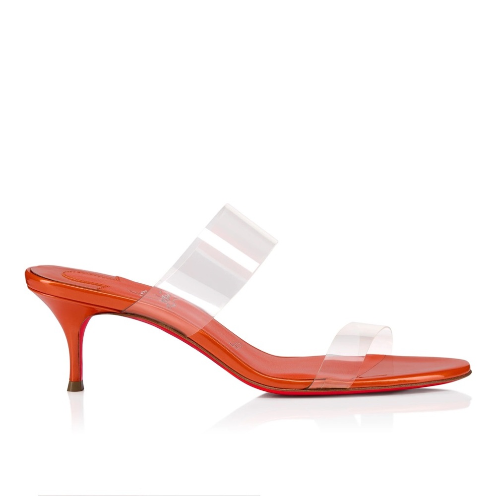 ✨ Christian Louboutin “Just Nothing” Sandals – Orange | Size 41 | NIB ✨